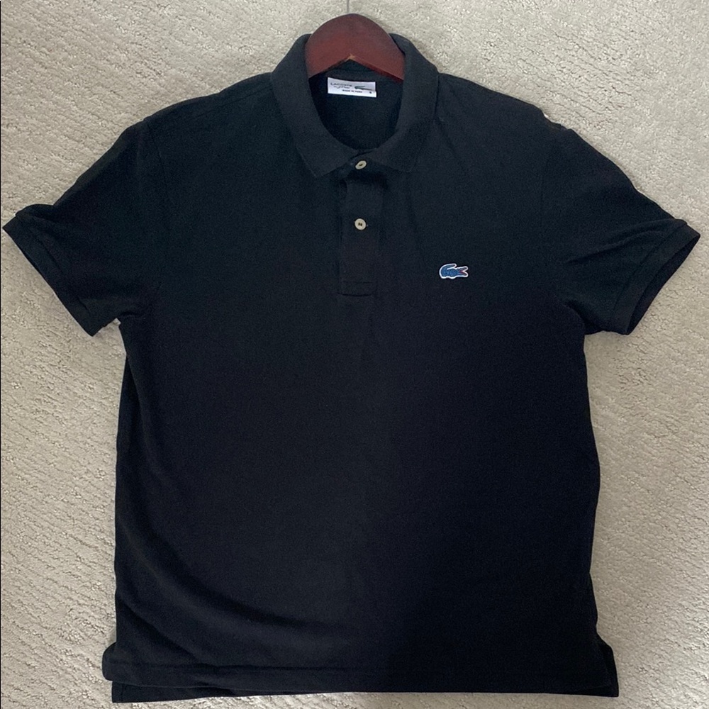 Lacoste Black Polo Shirt Classic Style